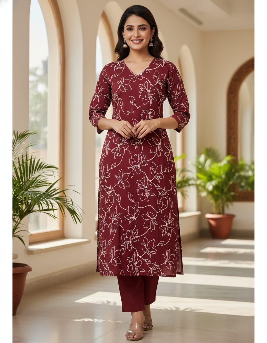 Elegant Print Co-Ord Set